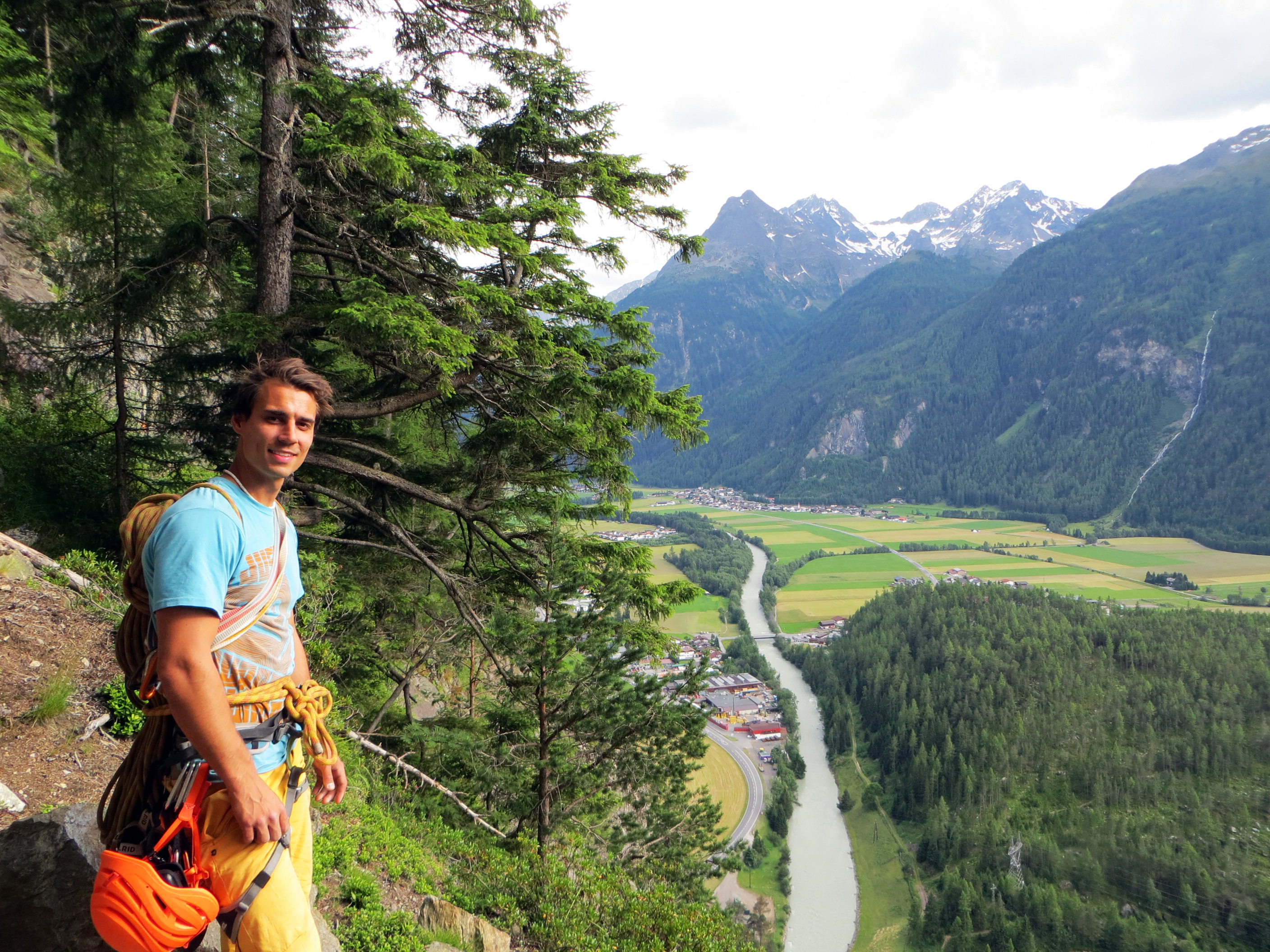 Blick vom Top in Richtung Längenfeld