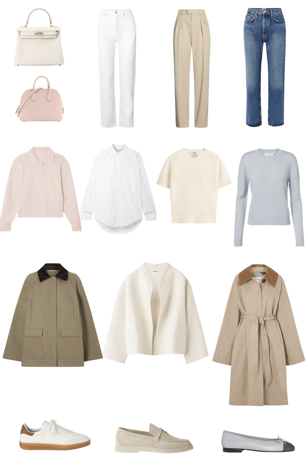 Smart Casual Spring Capsule Wardrobe