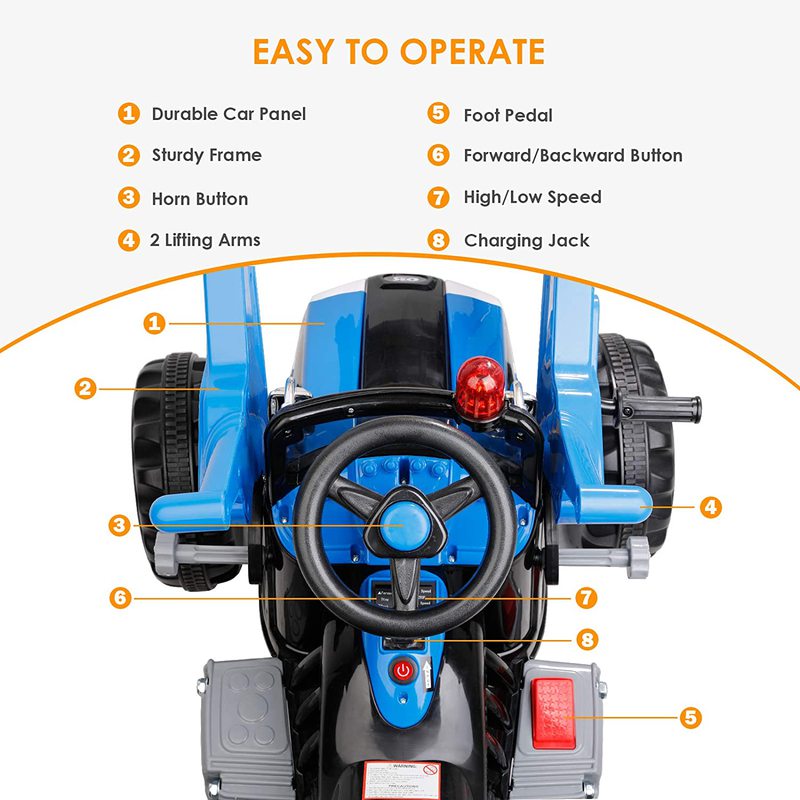 excavator din plastic