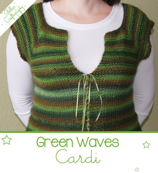 Green Waves Cardi