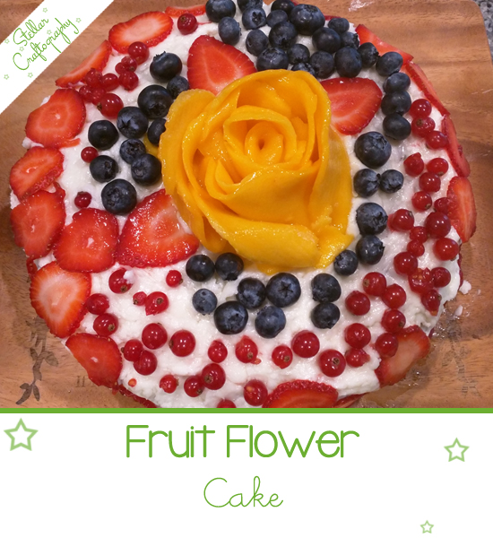 Fruit Flower Cake