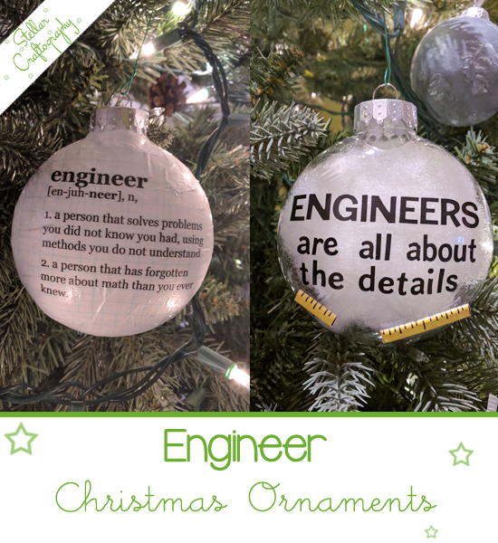 Engineer Christmas Ornaments