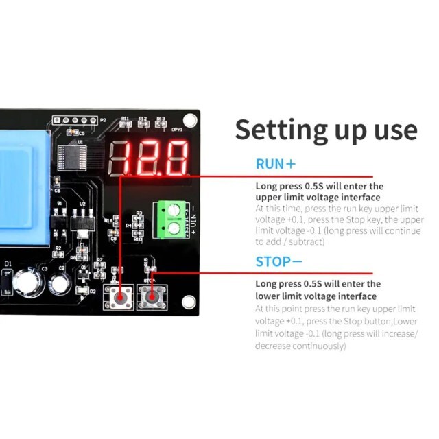 XH M602 Lithium Ladegerät Schutzplatine - LED Anzeige Für Auto & Industrie