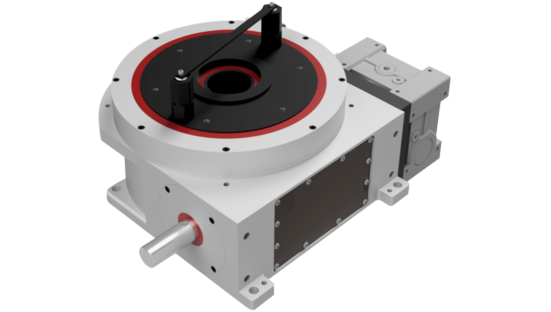 Servo driven dial indexer (SD-2) with overdrive clutch