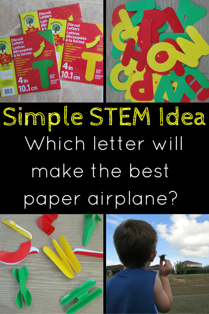 STEM ChallengeFlying Letters STEM Activities for Kids