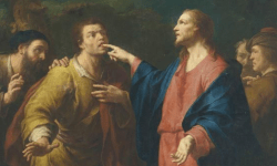 Jesus heals deaf mute