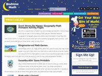 Bedtime Math Printables