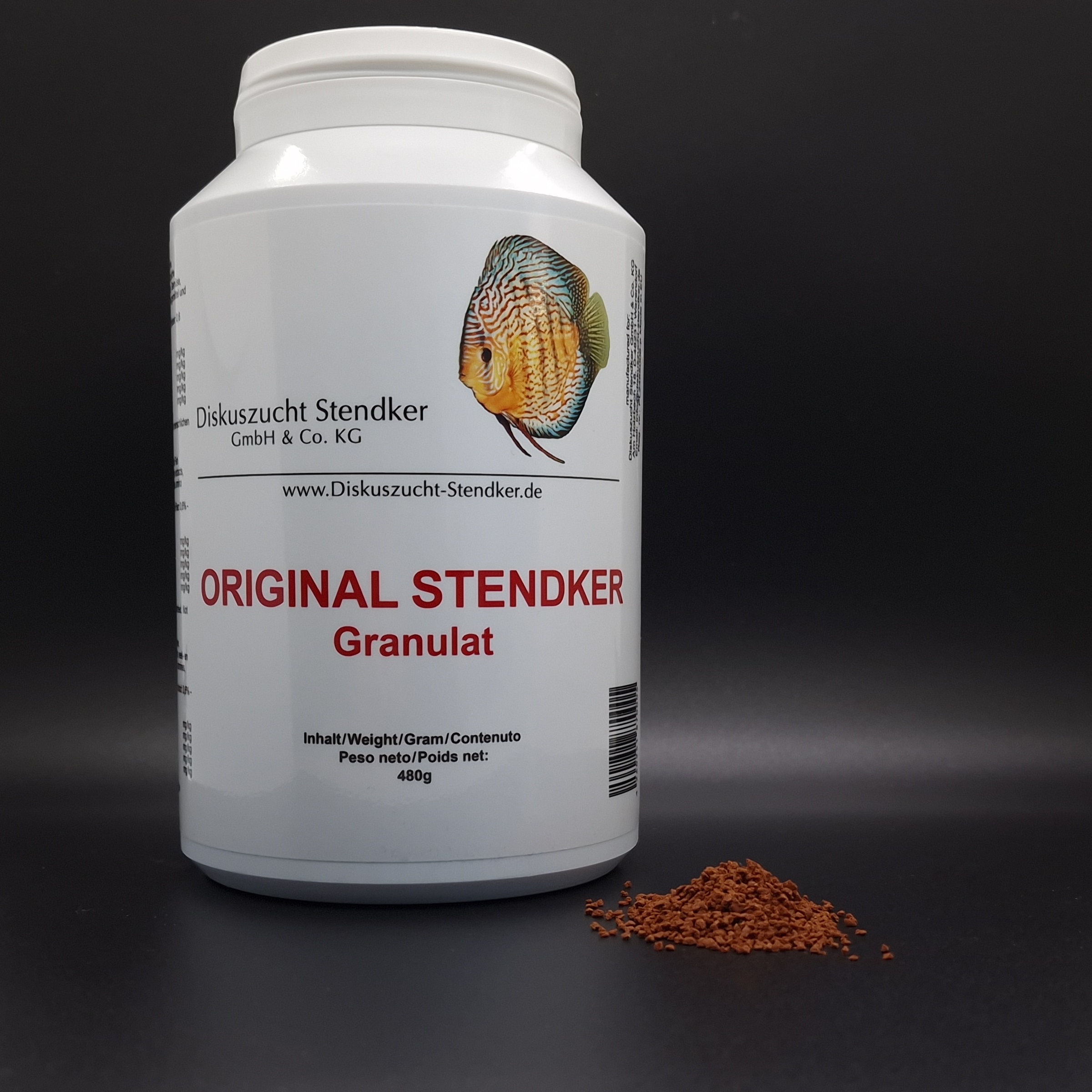 Mangime In Granuli Stendker Per Pesci Discus - Alimento Completo 480 Gr - Foto 6