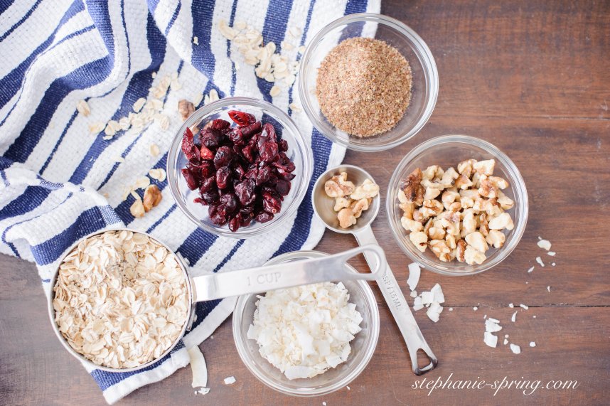 Homemade Granola--Recipe at: stephanie-spring.com