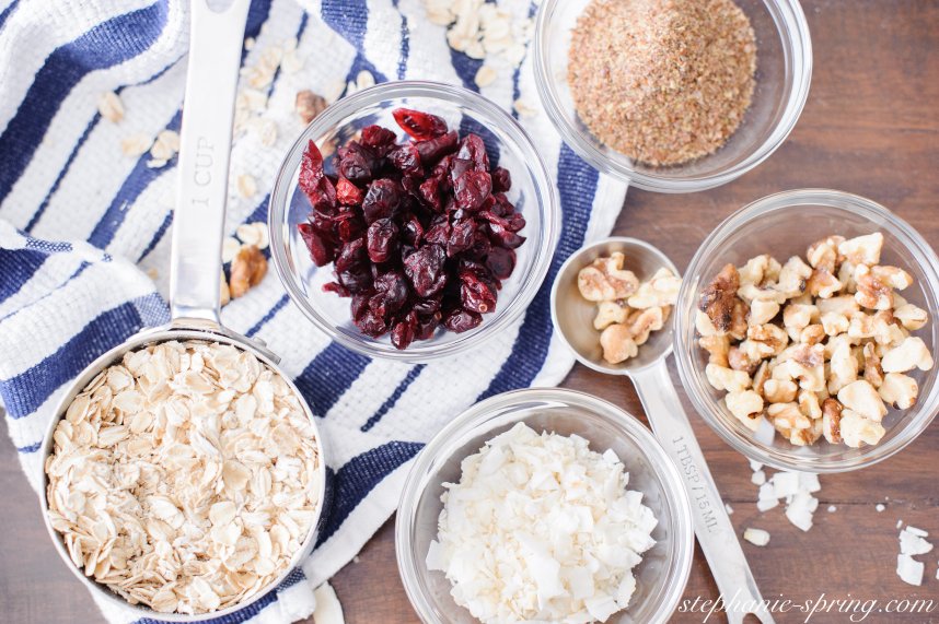 Homemade Granola--Recipe at: stephanie-spring.com