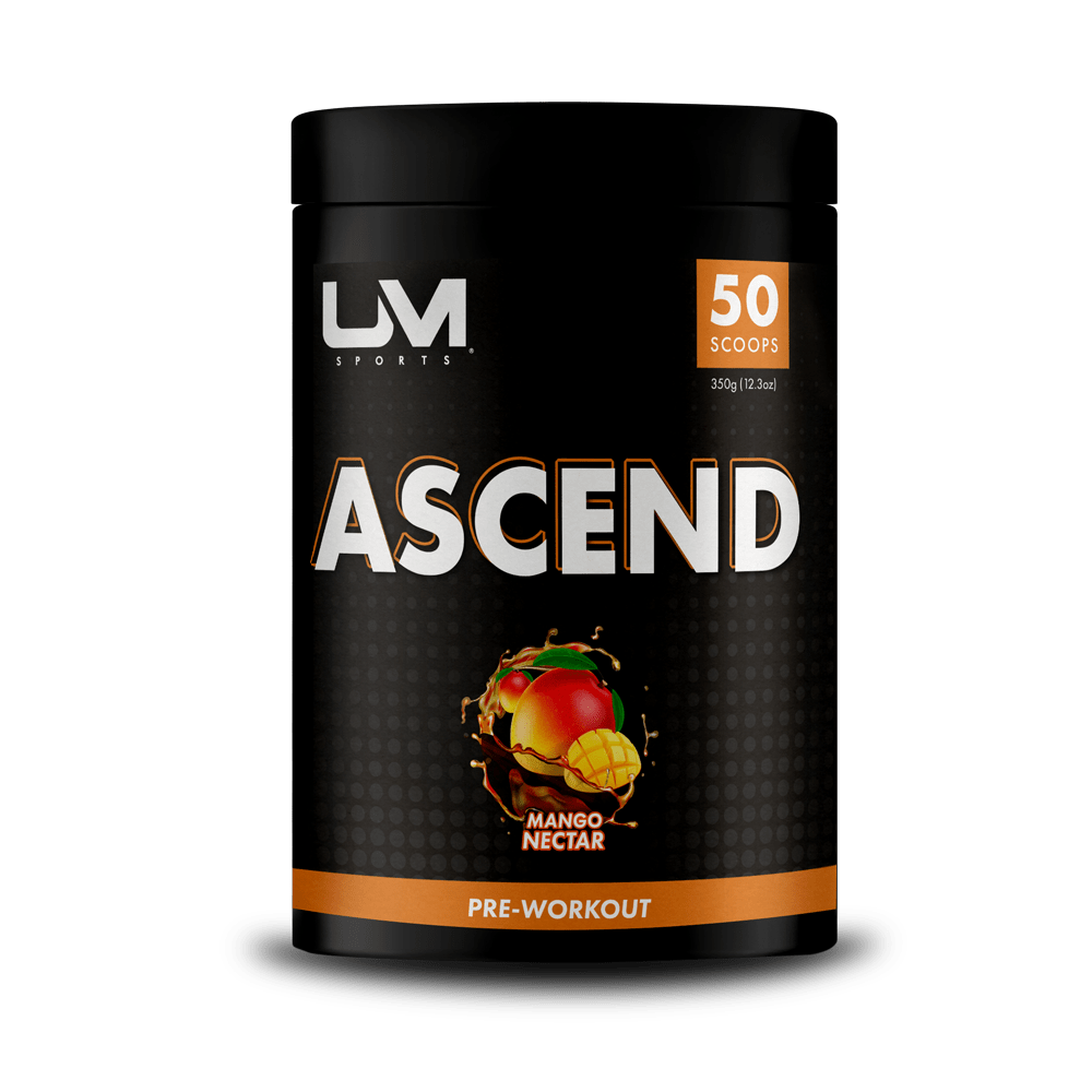 UM Ascend Pre Workout UnMatched Urban Muscle Design Mockup