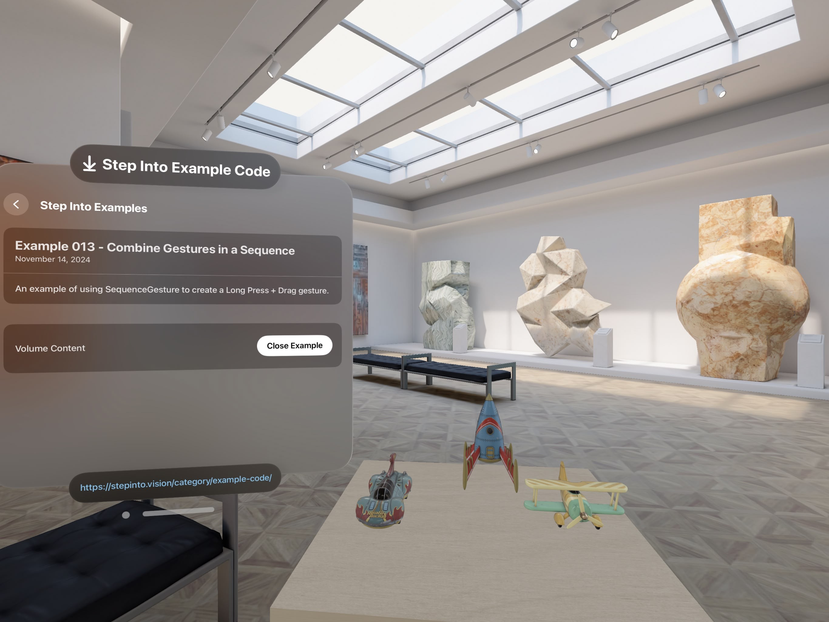 Combine Gestures in a Sequence
