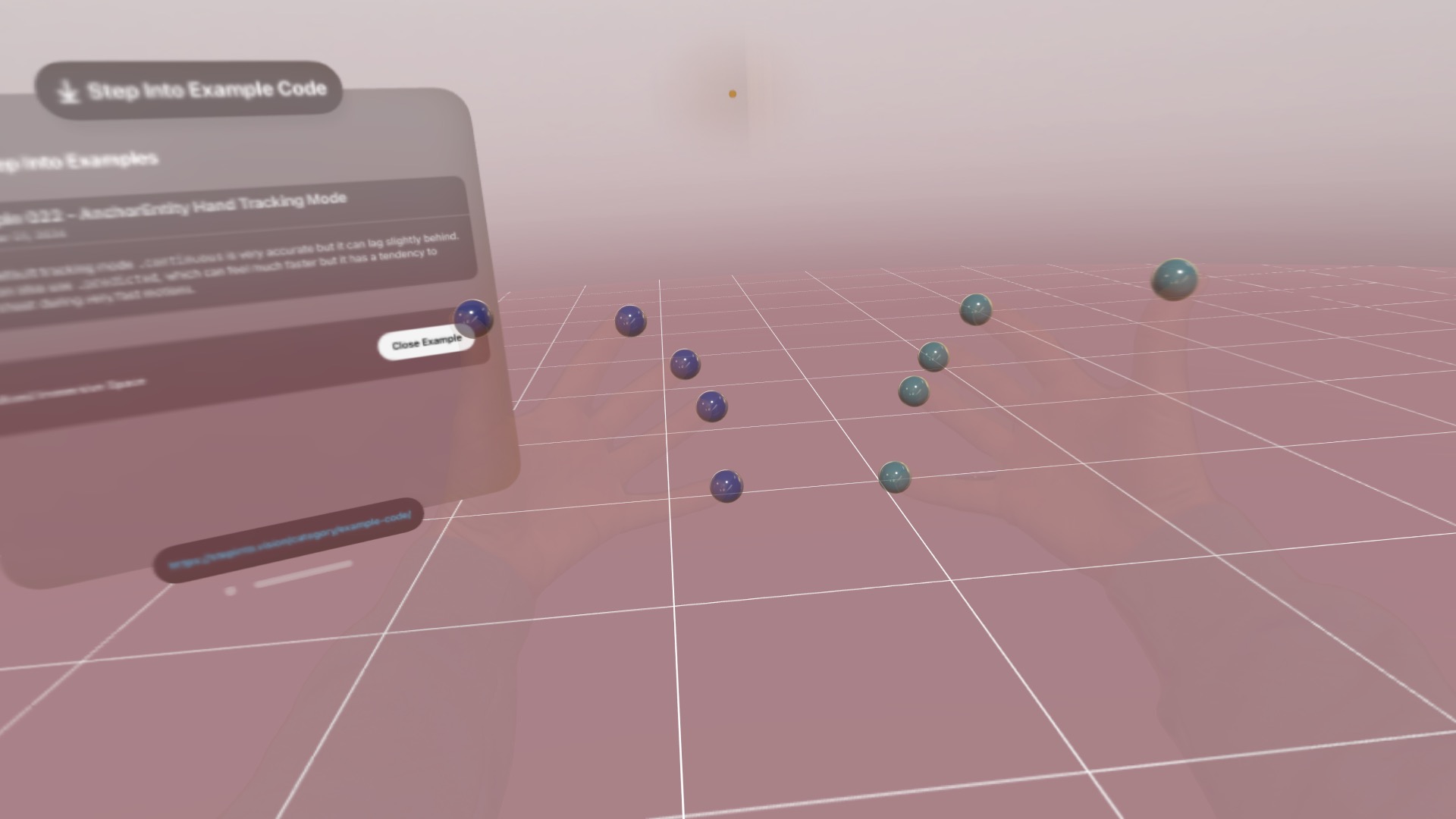 How to set tracking mode for a Hand Anchors