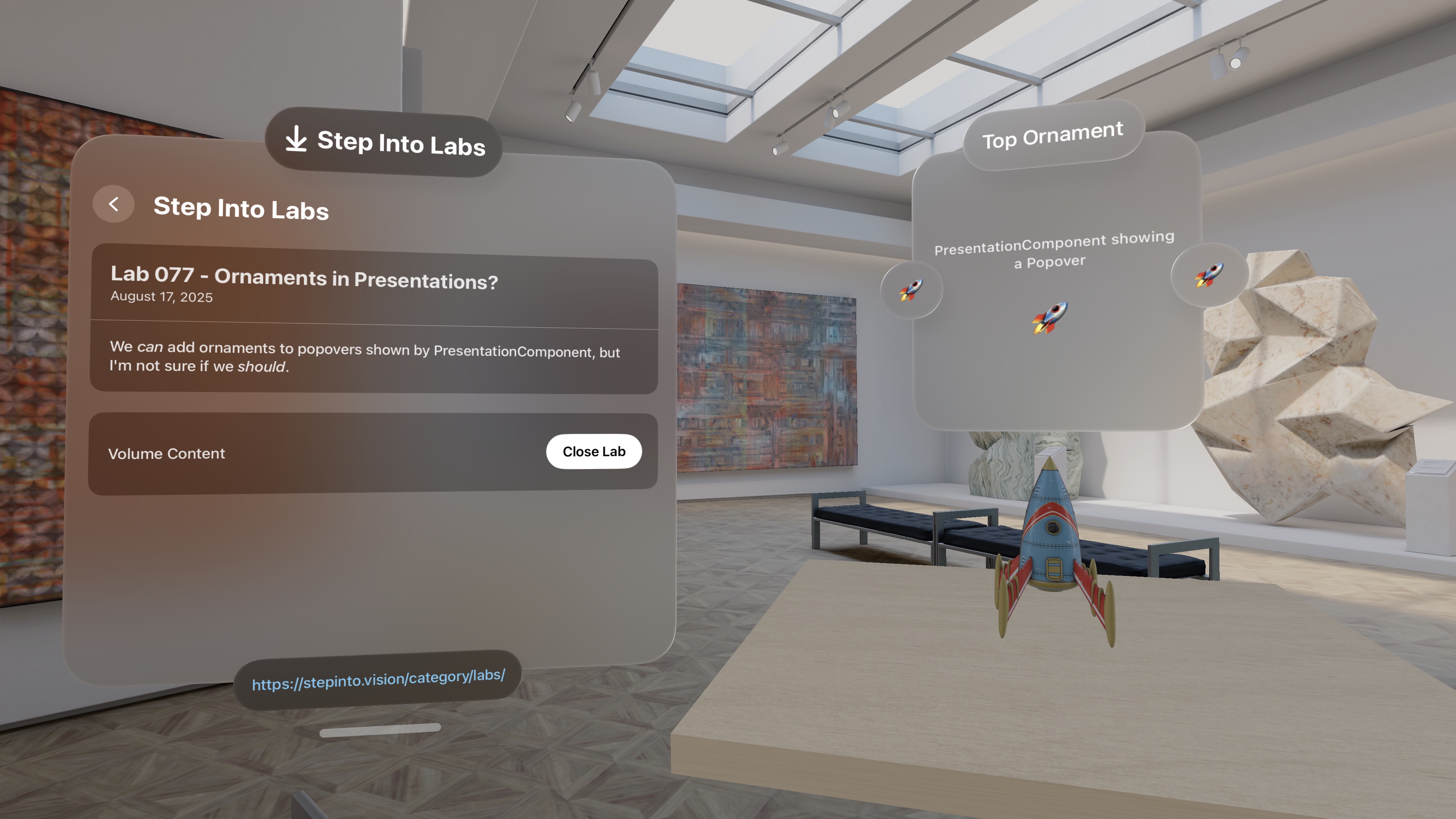 Lab 077 – Ornaments in Presentations?