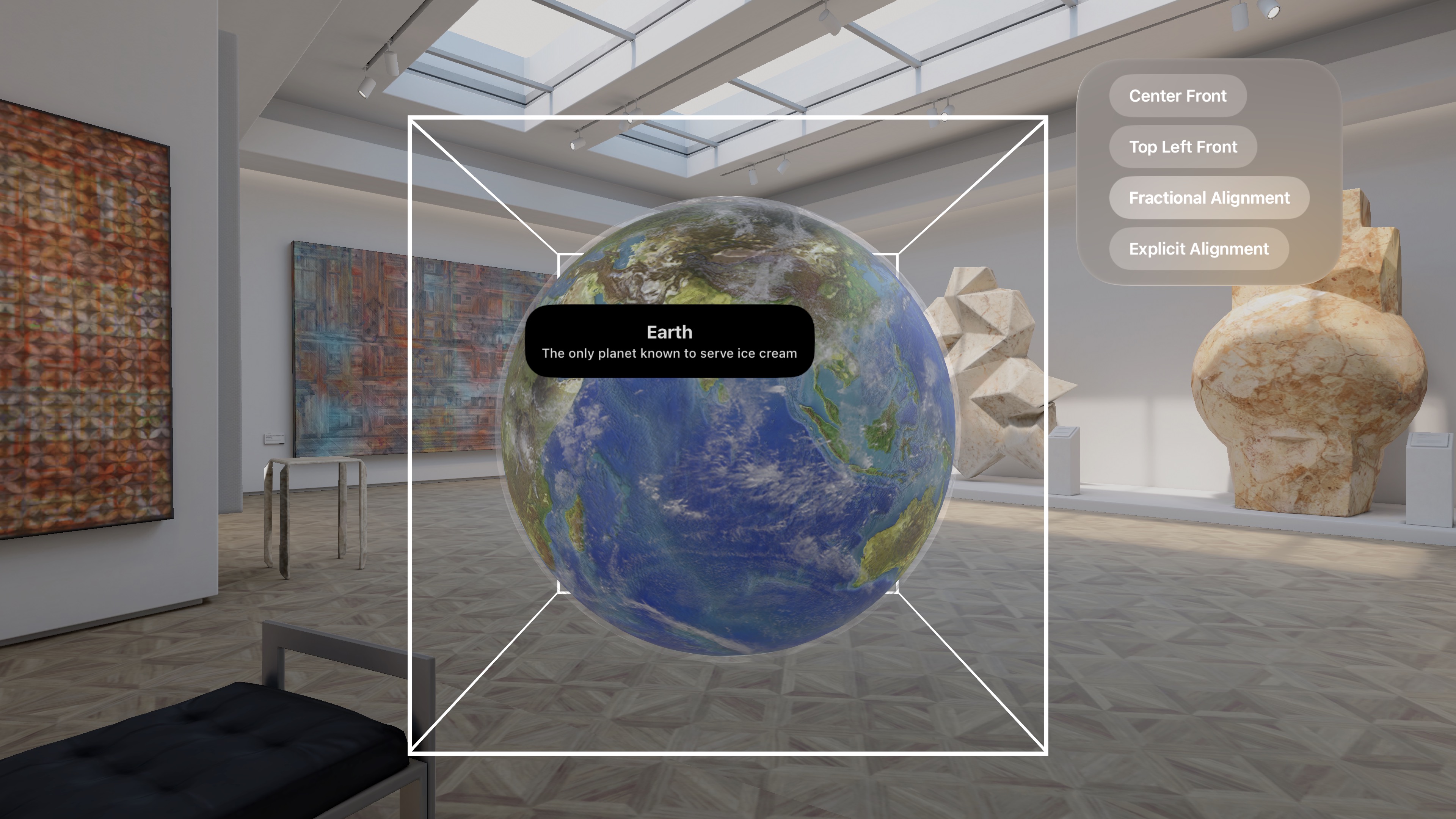 Spatial SwiftUI: Custom alignment with spatialOverlay