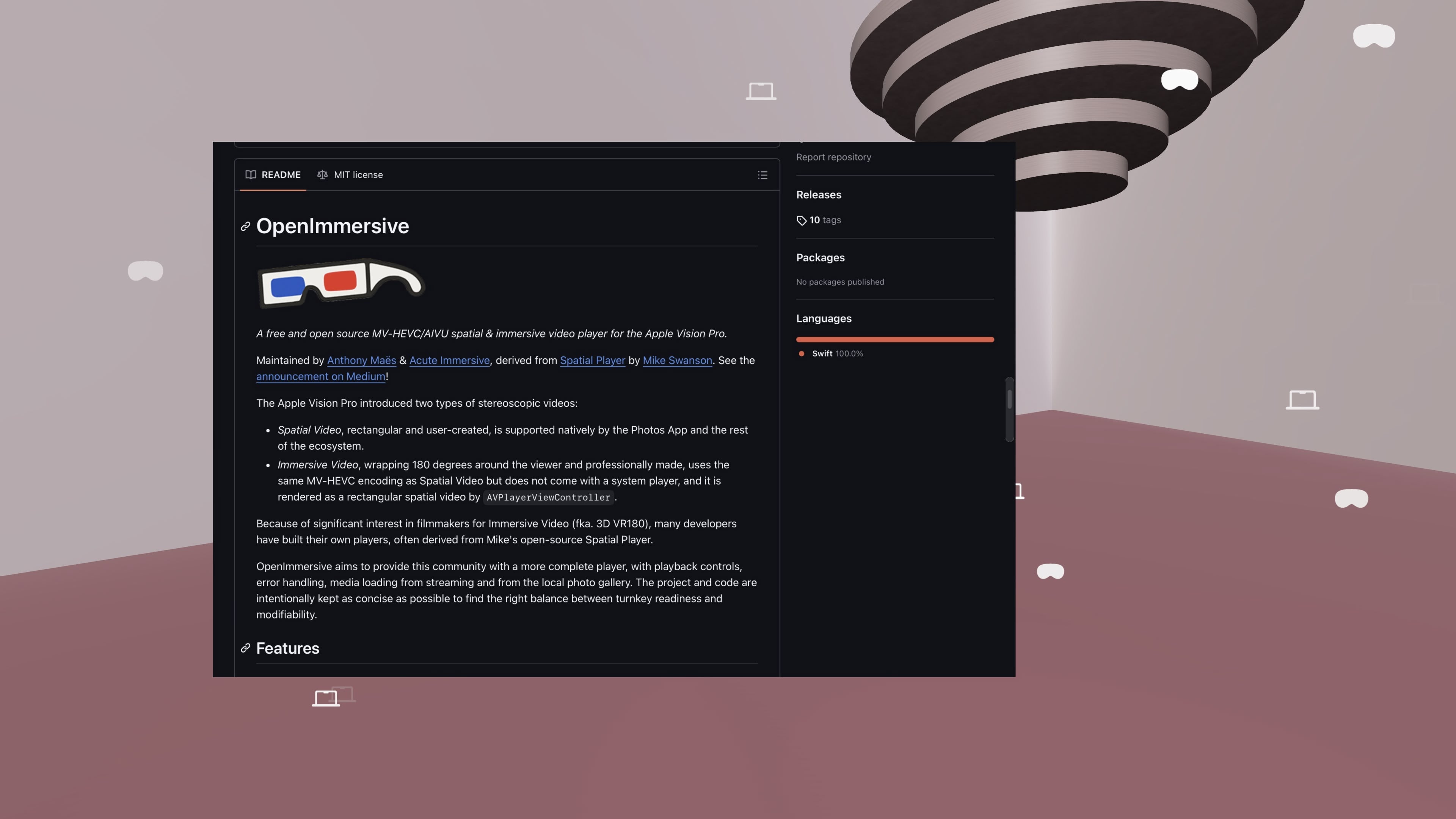 OpenImmersive Video Player