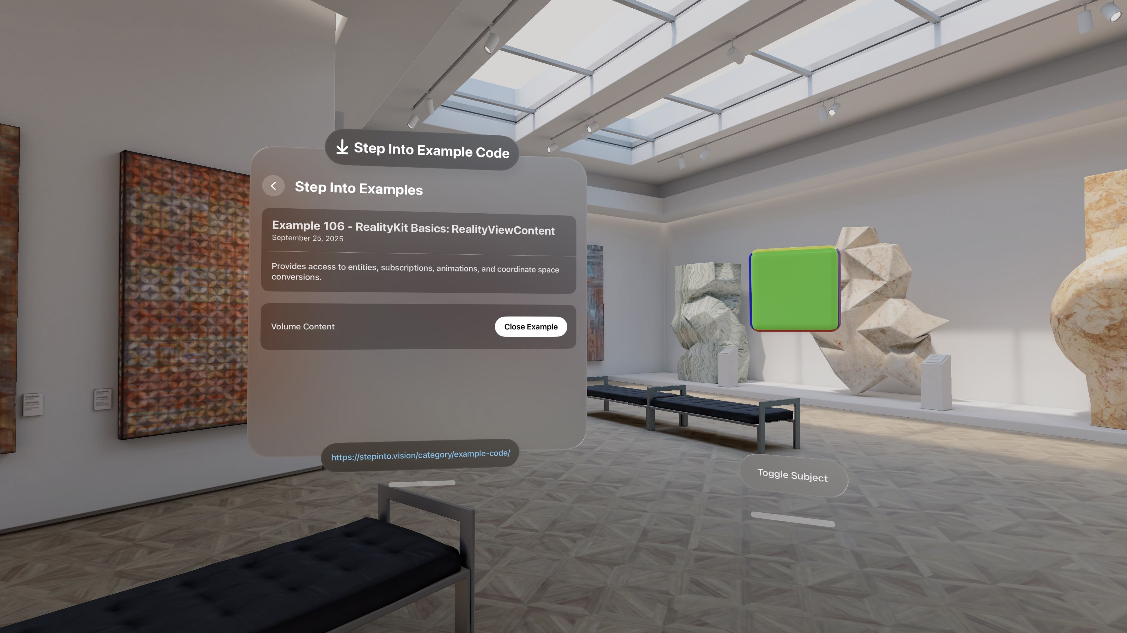 RealityKit Basics: RealityViewContent