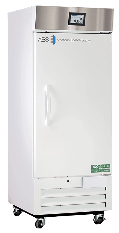 Nevera de laboratorio American Biotech Supply Templog Premier de puerta sólida para farmacia/validación, 12 C