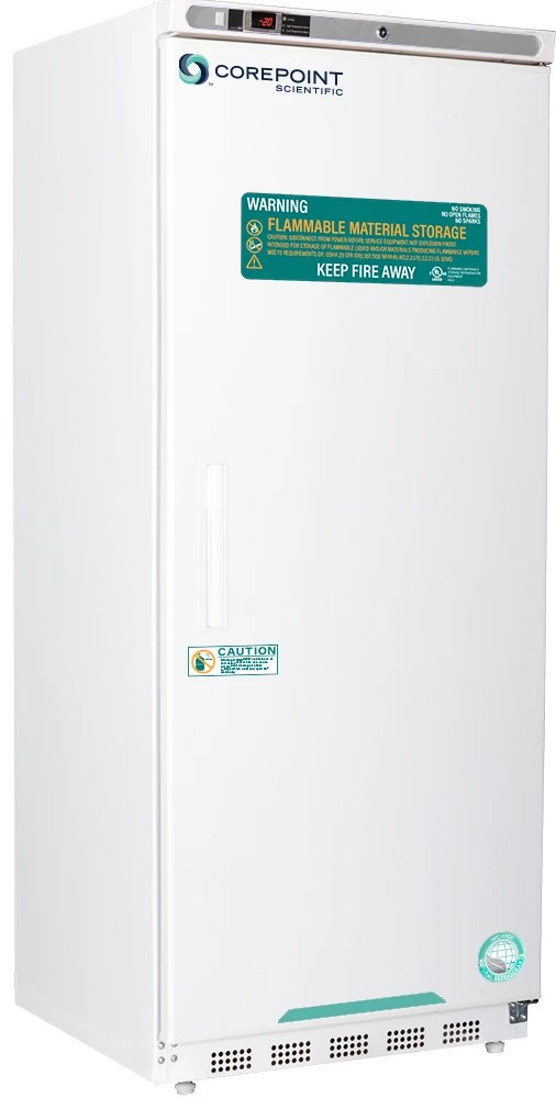 Corepoint Scientific White Diamond Series Flammable Storage Laboratory And Medical Freezer With Hydr