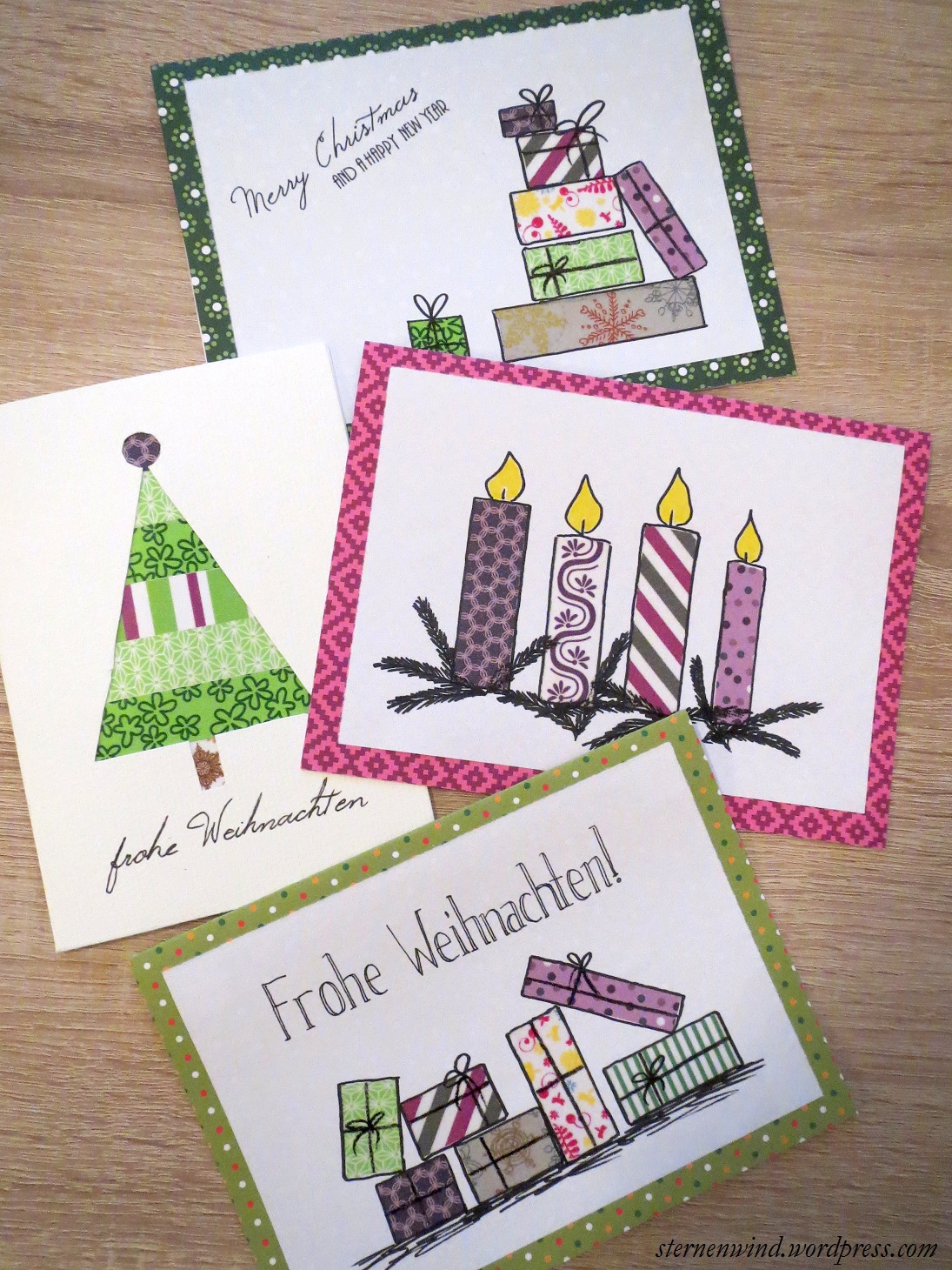 Weihnachtskarten Selber Zeichnen Ideen Edding