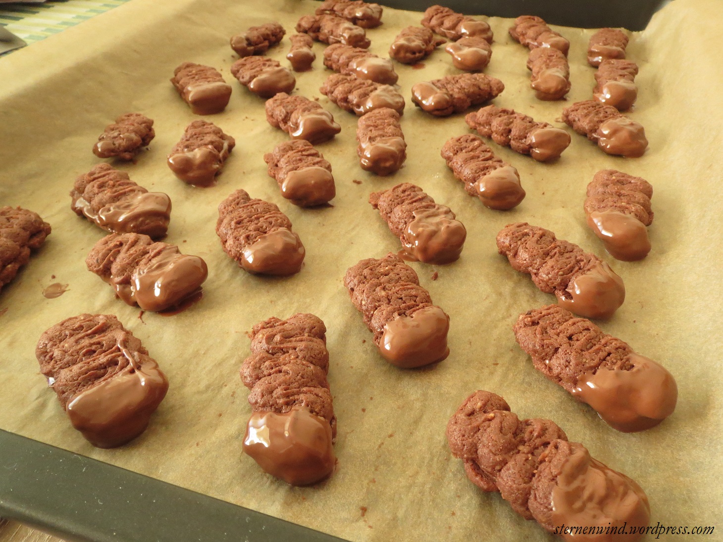 Schoko-Haselnuss-Plätzchen