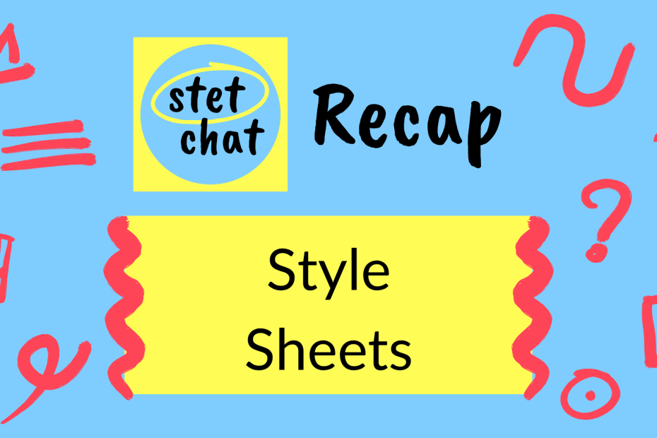 #StetChat style sheets