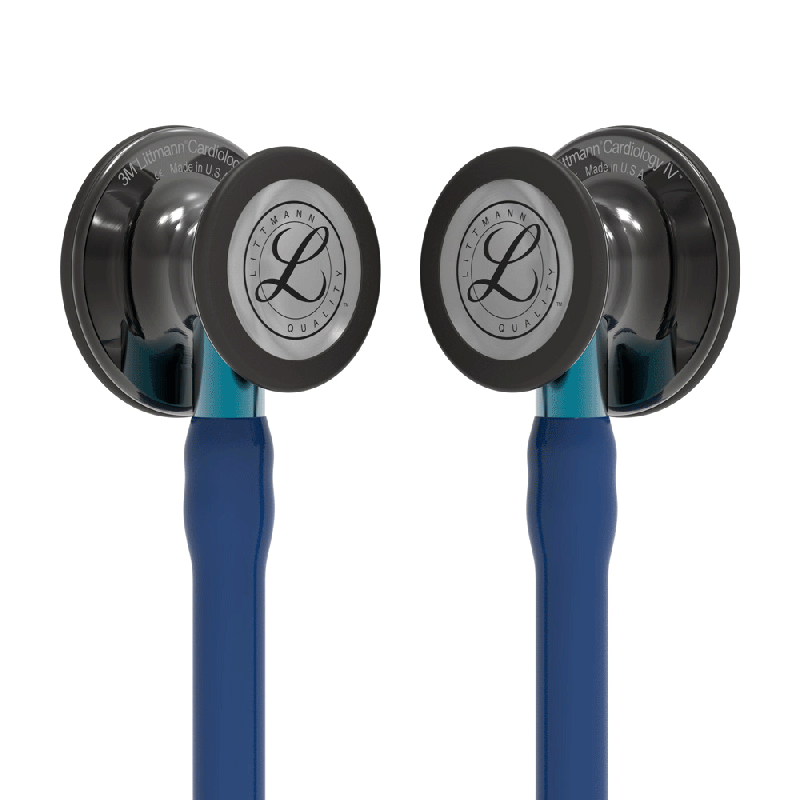 Stethoscope Littmann Cardiology IV Navy Blue / Smoke Finish / Blue Stem 6202