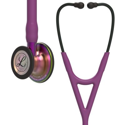 Stethoscope Littmann Cardiology IV Plum / Black Finish / Rainbow / Violet Stem 6205