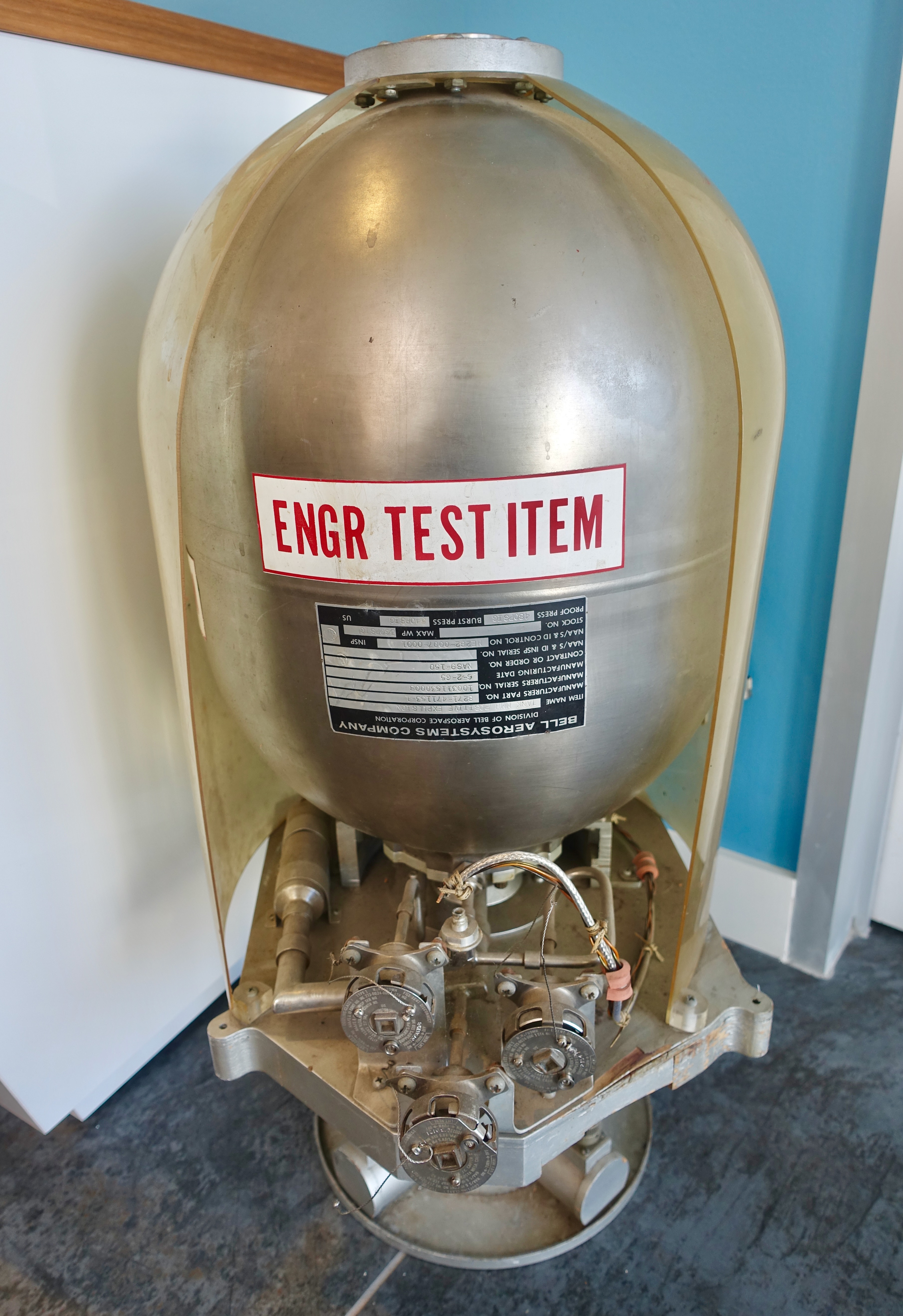 Apollo Command Module RCS Fuel Tank