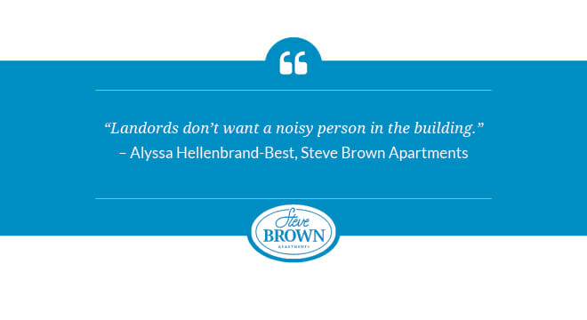 Apartment Noise Complaint How To Deal With Noisy Neighbors Steve Brown Apartments
