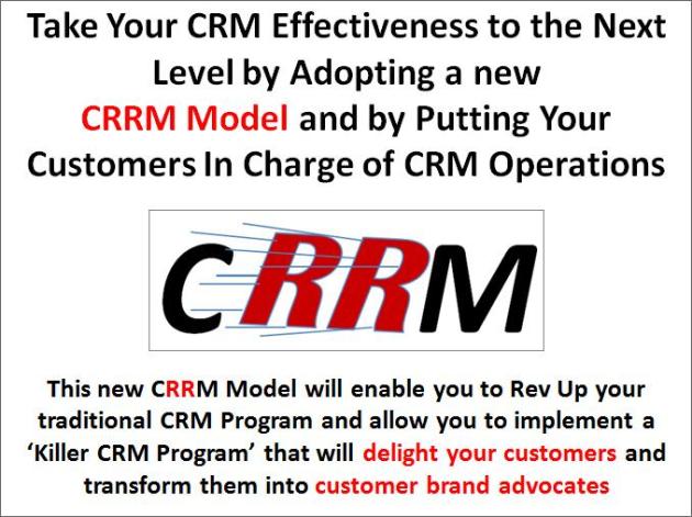 Customer Relationship Management New CRRM model