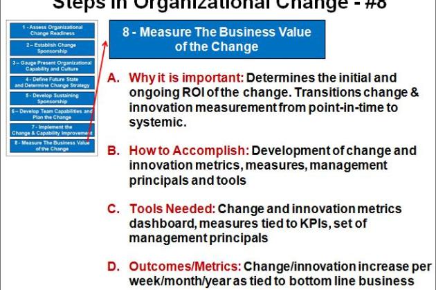 Change Management - Step #8