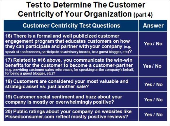 Company Customer Orientation Test, Part 4