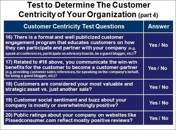 Company Customer Orientation Test, Part 4