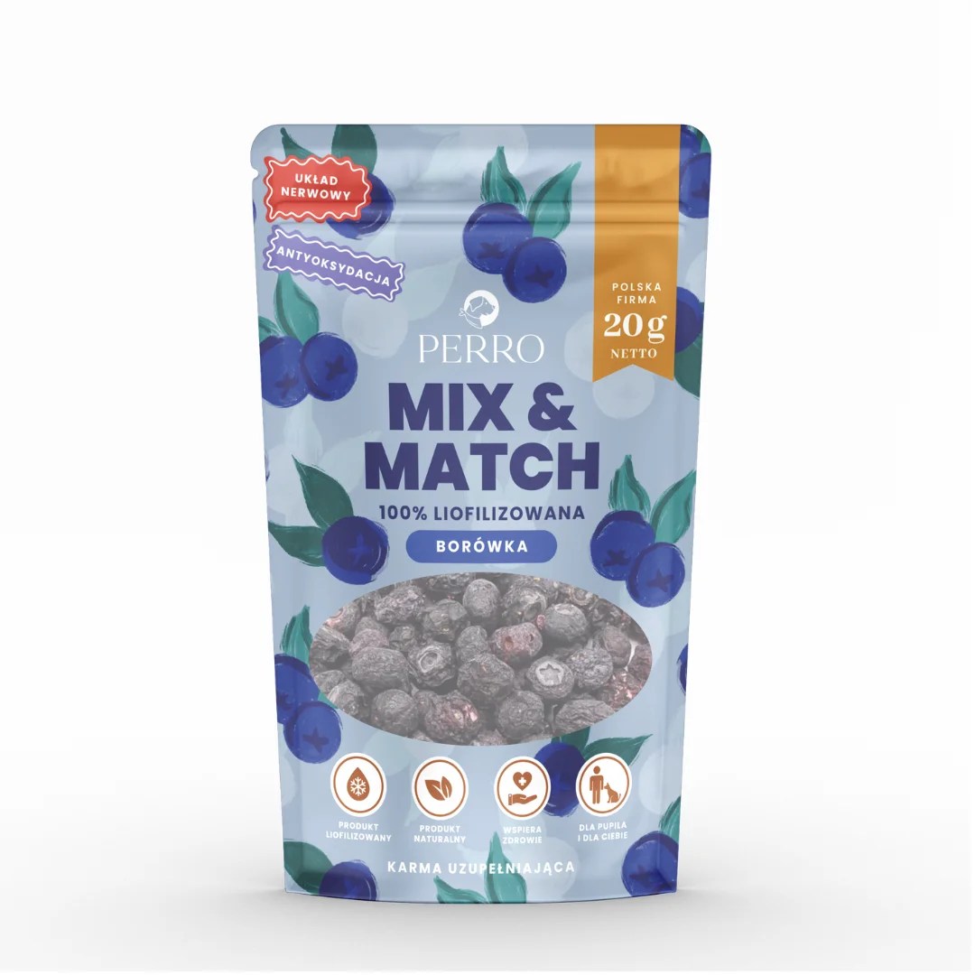 MIX&MATCH LIOFILIZOWANA BORÓWKA 20G