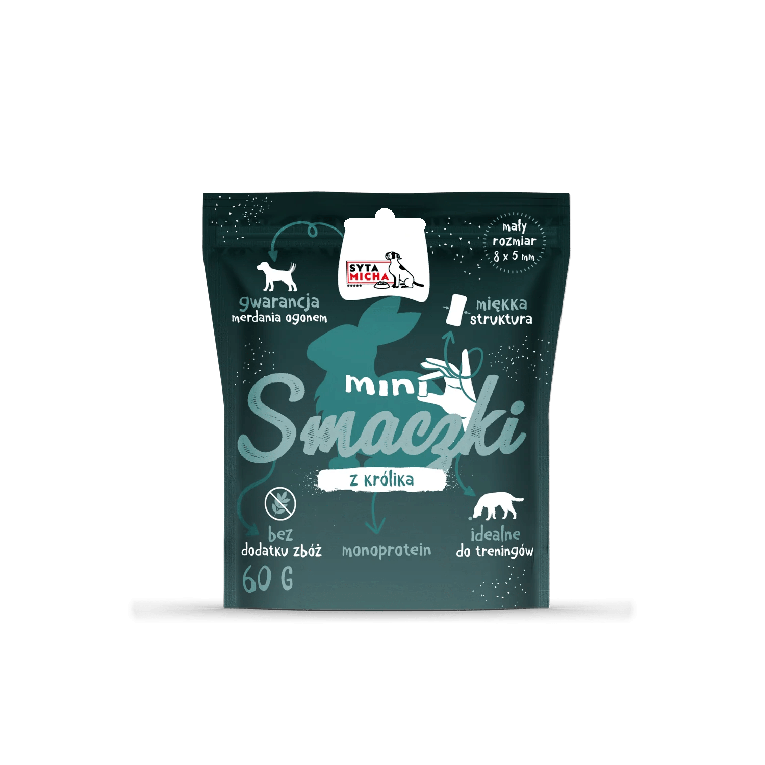 SYTA MICHA MINI SMACZKI Z KRÓLIKA 60G