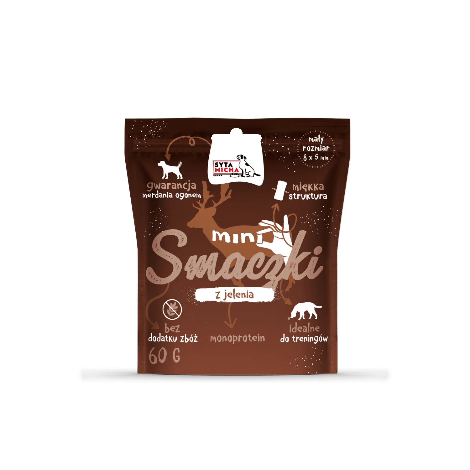 SYTA MICHA MINI SMACZKI Z JELENIA 60G