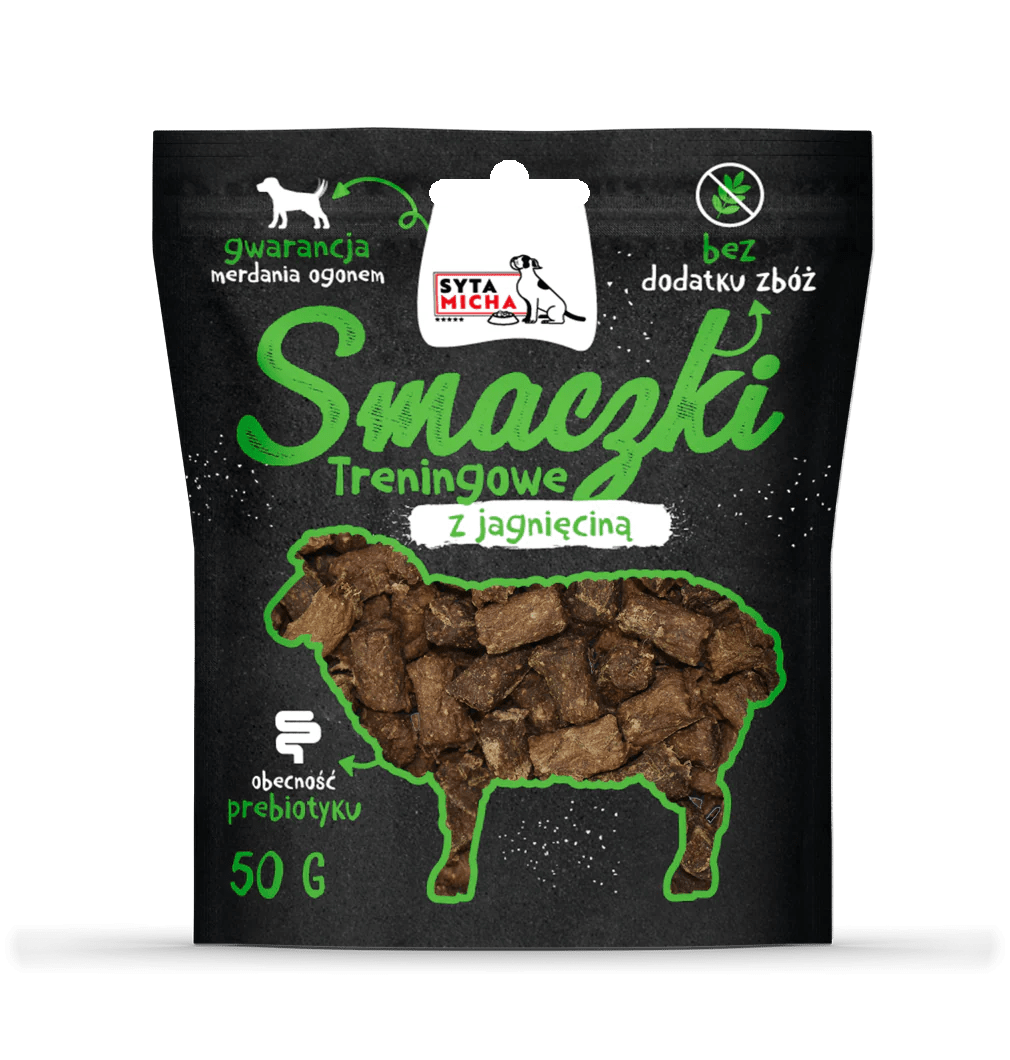 SYTA MICHA SMACZKI TRENINGOWE Z JAGNIĘCINĄ 50G