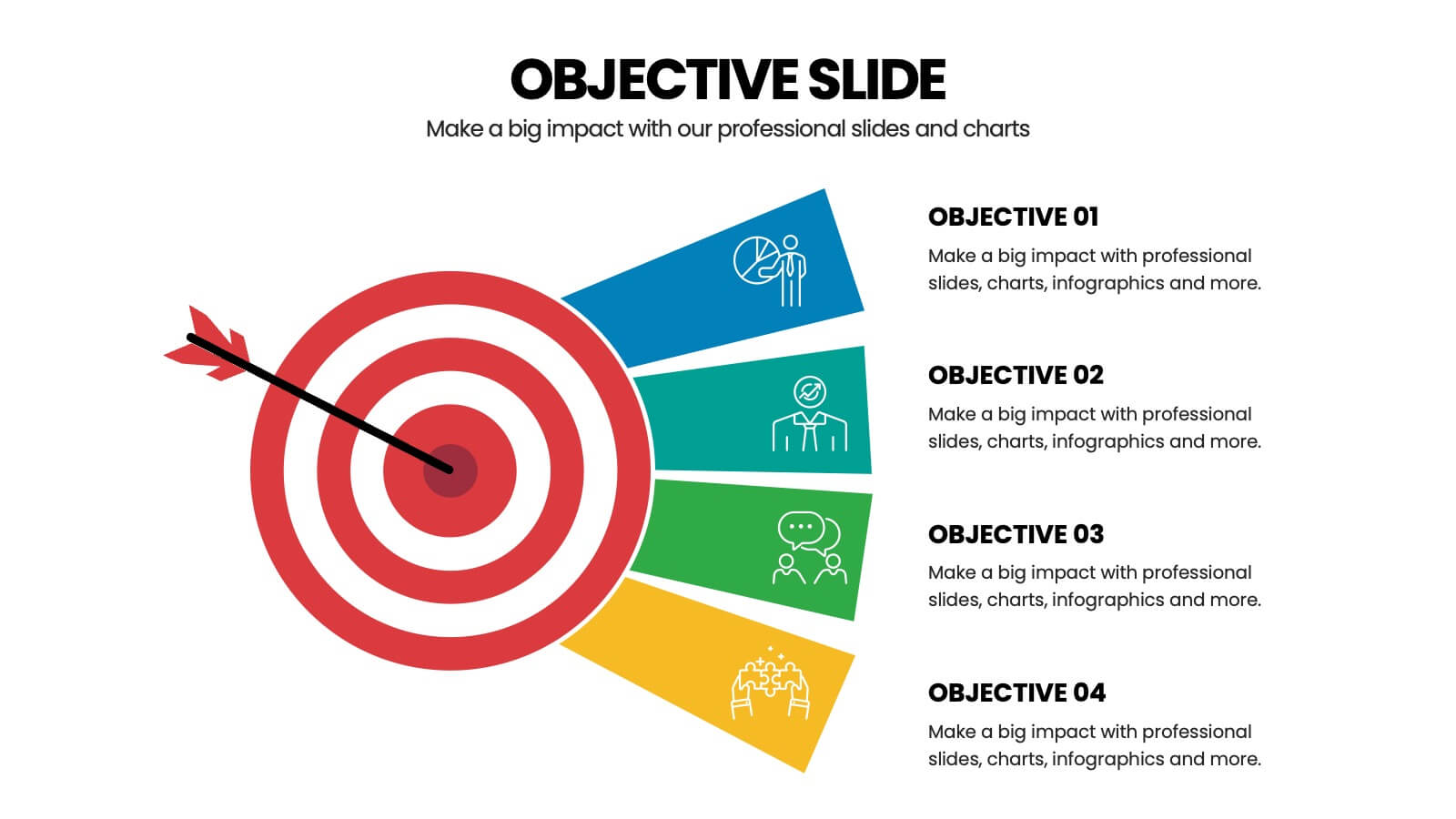 Objective ppt slide goals and objectives powerpoint slide slidekit