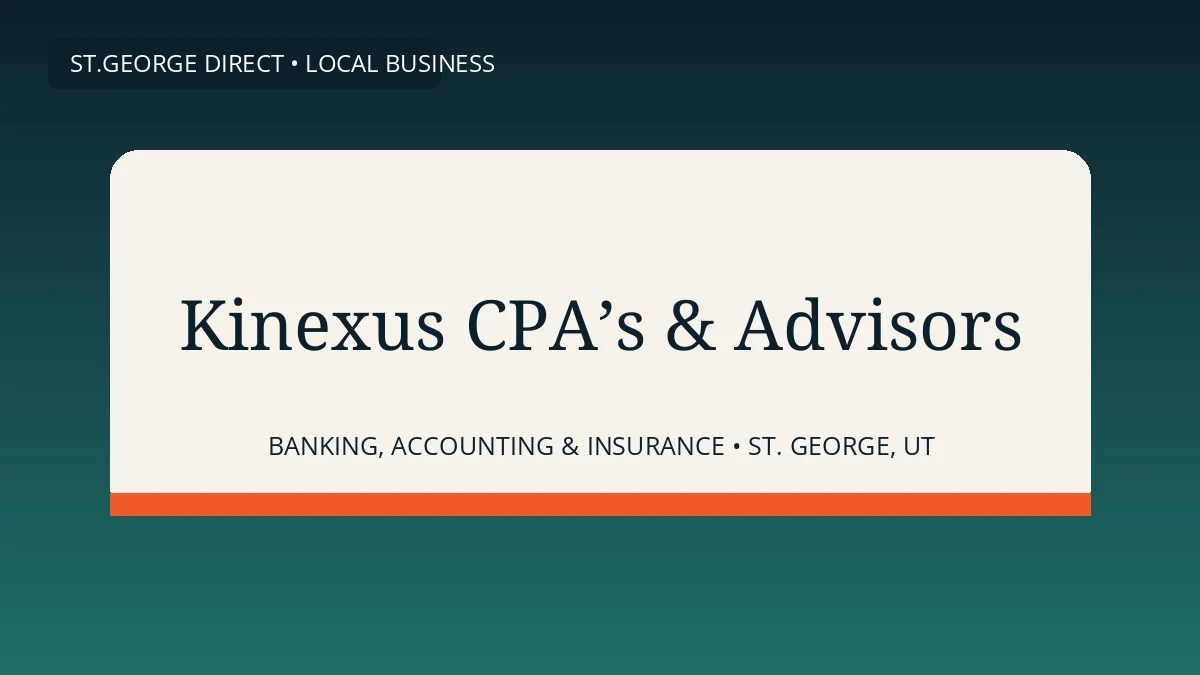Kinexus CPA’s & Advisors local business profile