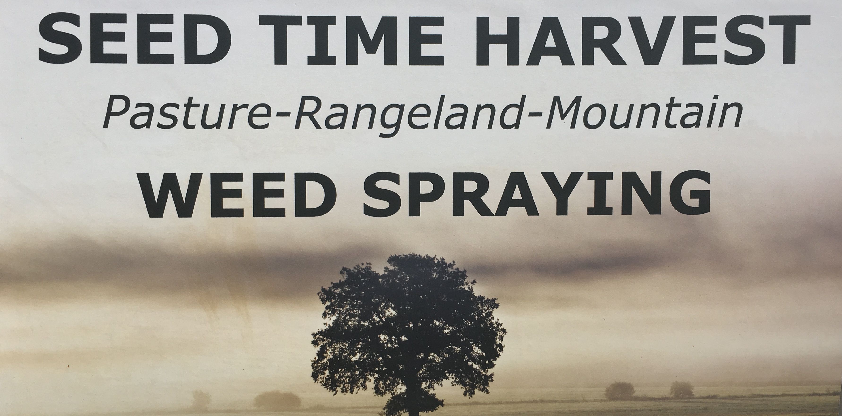 Expert Weed Spraying in Livingston MT Seed Time Harvest