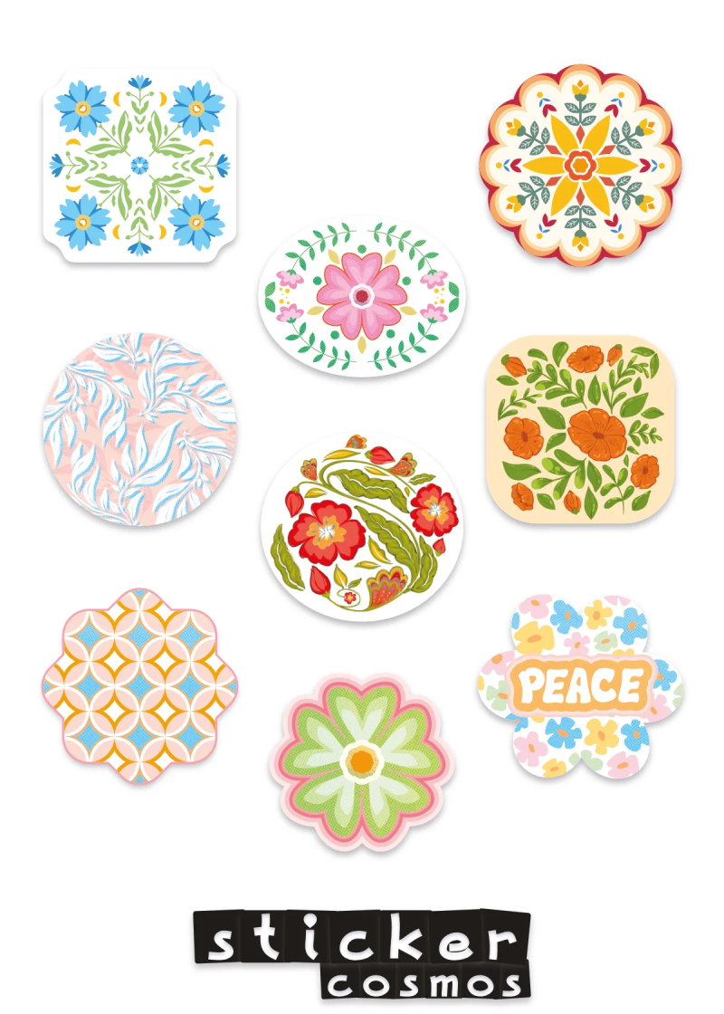 Reflective Sticker Sheets Sticker Cosmos - Stunning HD Vintage Patterns | Free Download
