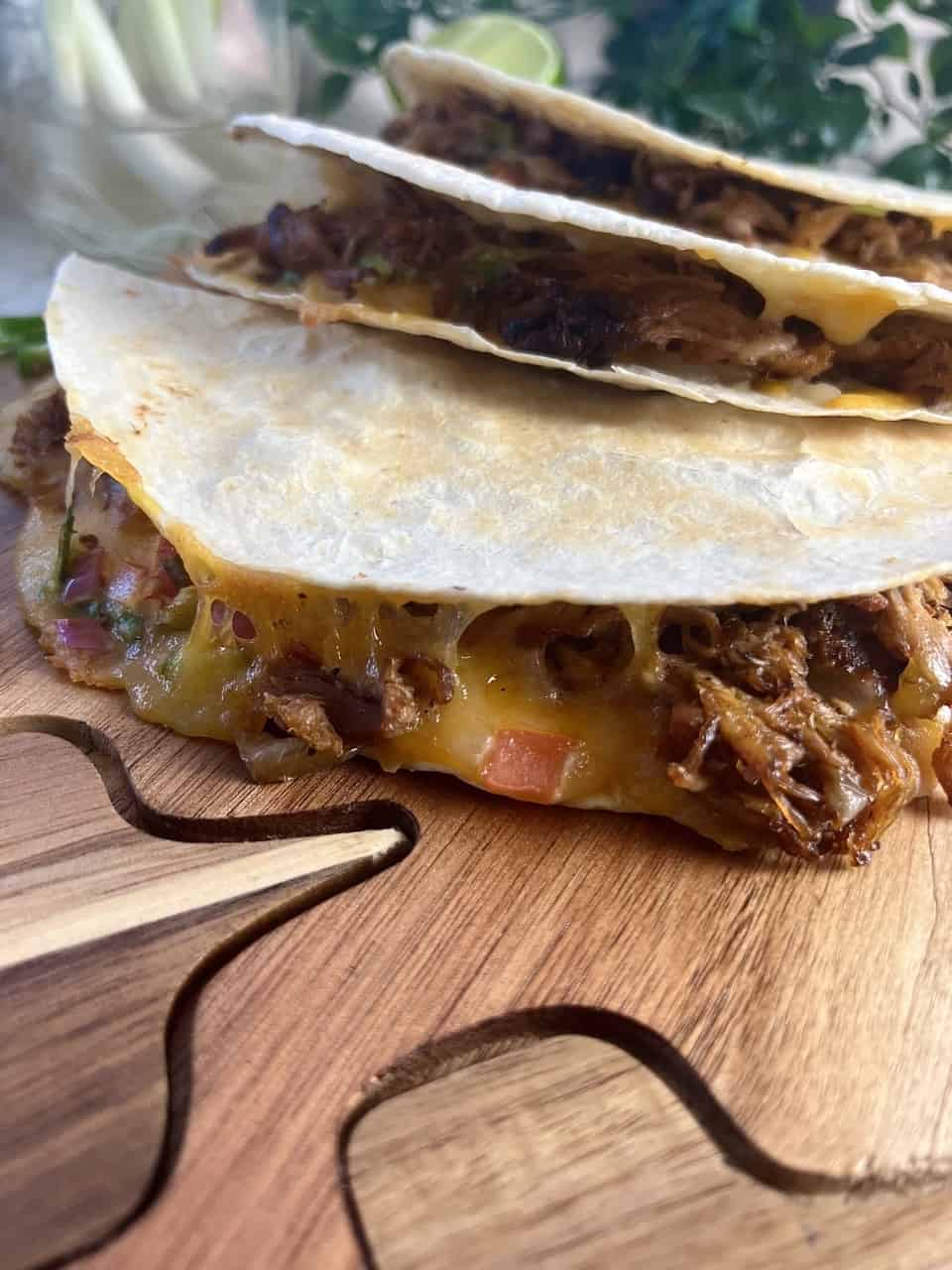Pulled Pork Quesadilla Recipe Sticky Rice Thai Kitchen