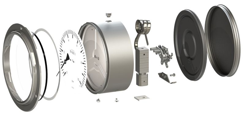 Differential Pressure Gauges Stiko - Abstract Texture Collection - Desktop Quality