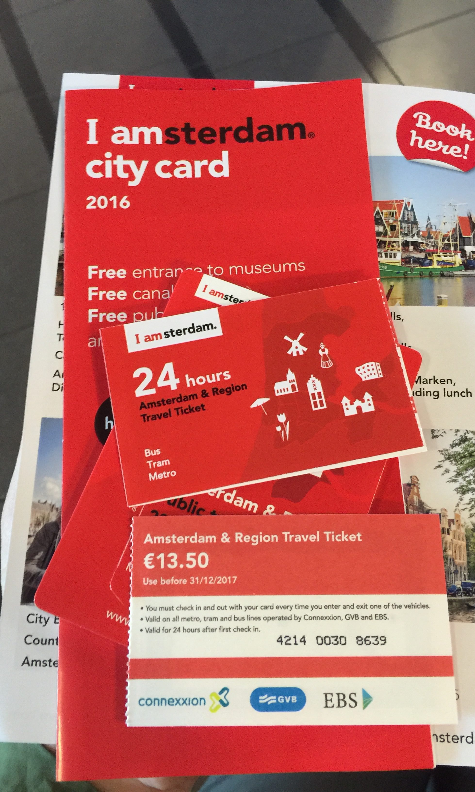 荷蘭 | 買 Amsterdam & Region Travel Ticket 玩阿姆斯特丹市區與近郊