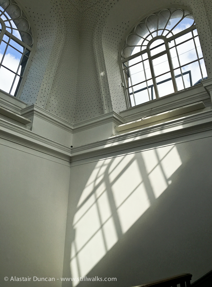 Modern 2 stairwell shadow pattern
