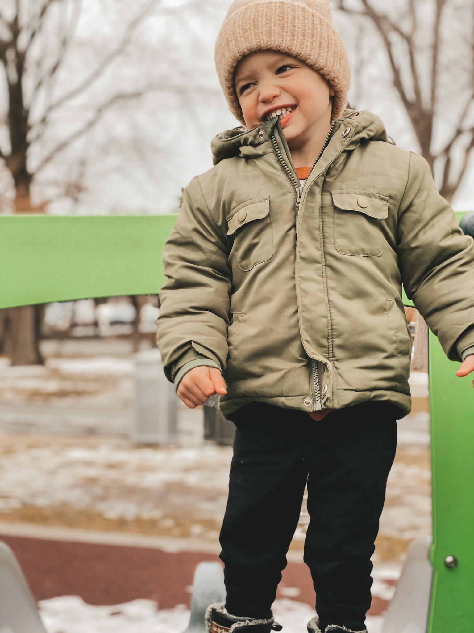 boy on playground