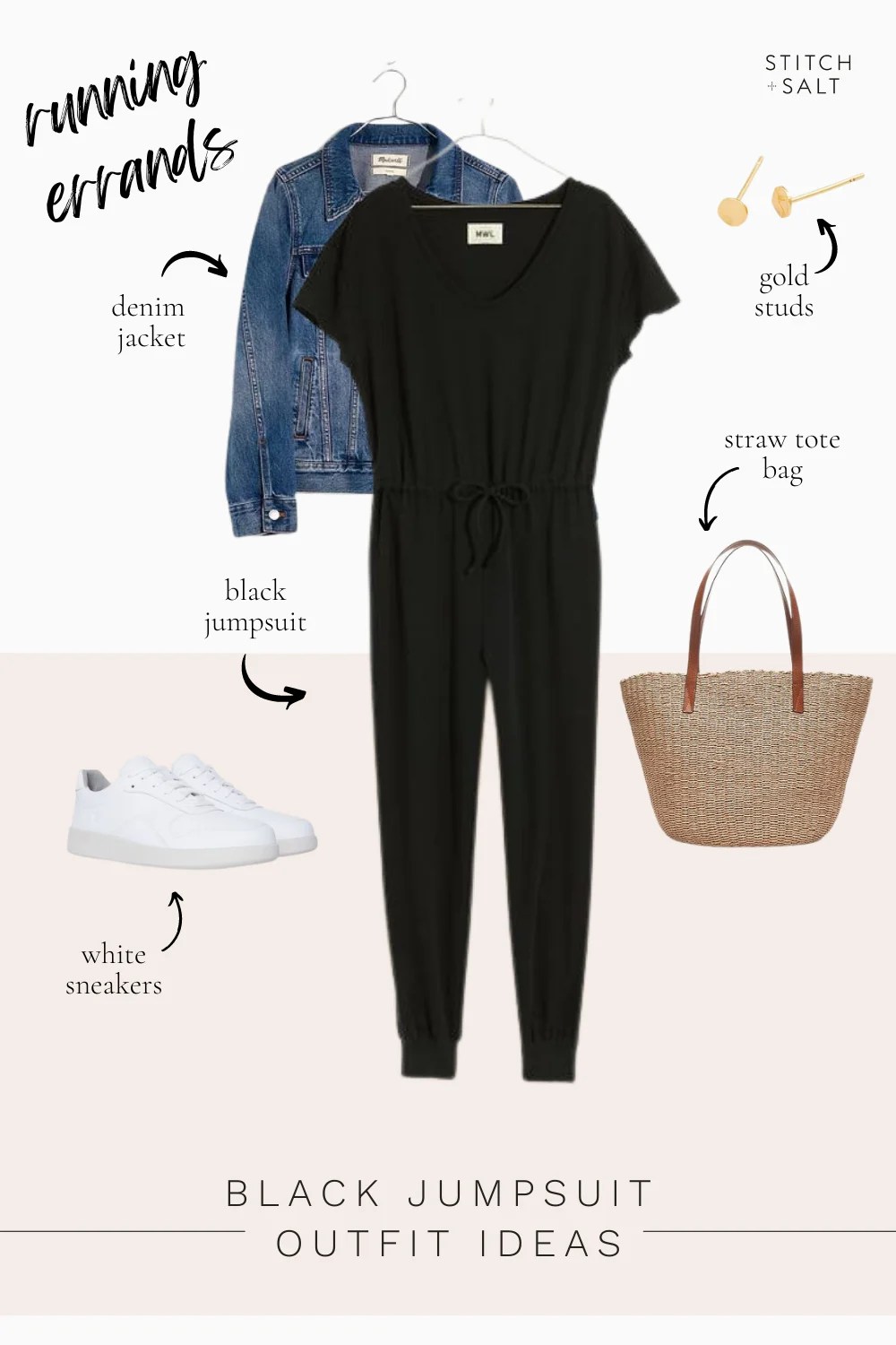 jumpsuit outfit with jacket