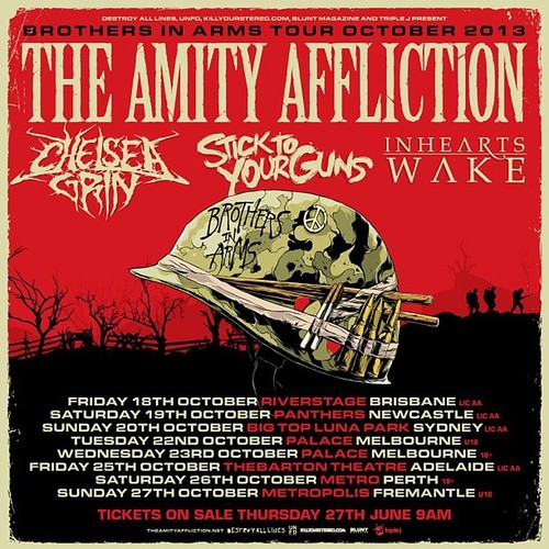 The Amity Affliction Announce Australian Tour