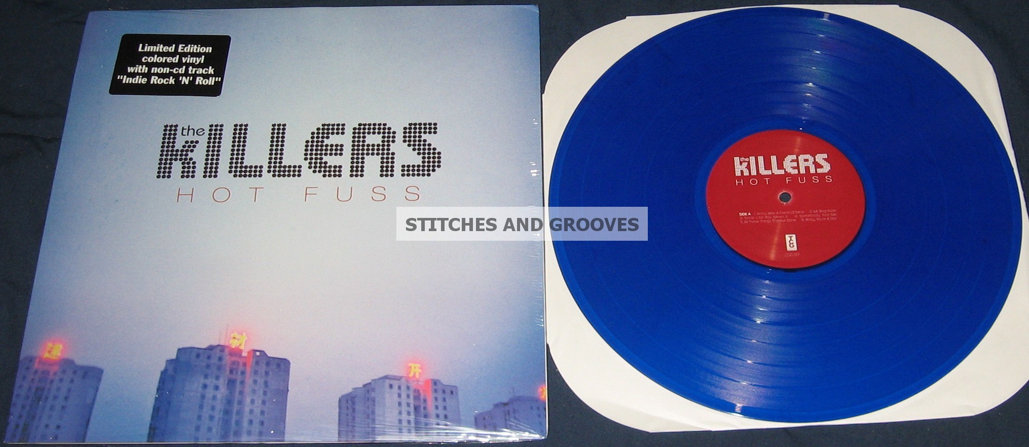 The Killers – Hot Fuss (1st U.S. Press – LP / T-Shirt Combo Box